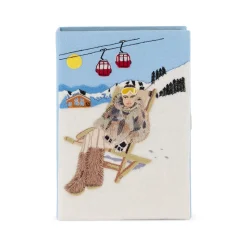 Non-Strapped|Book Clutch<Olympia Le-Tan Alpine Chic