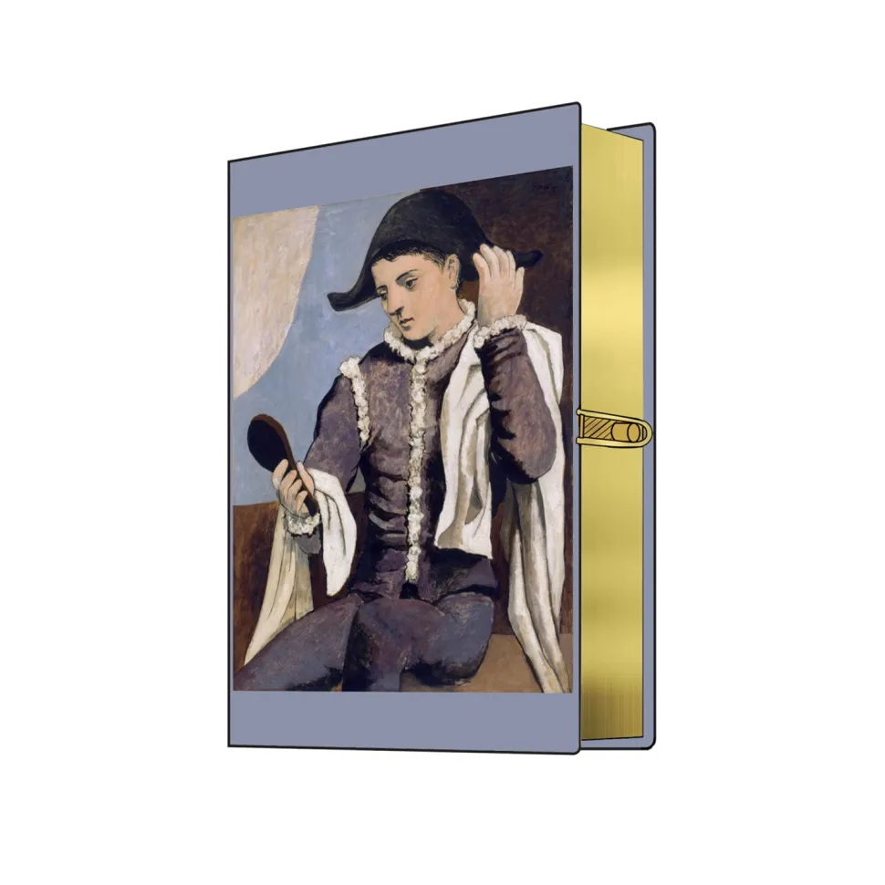 Non-Strapped|Book Clutch<Olympia Le-Tan Arlequin au miroir