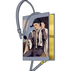 Strapped|Book Clutch<Olympia Le-Tan Arlequin au miroir (Strapped)