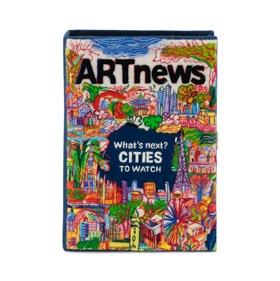 Non-Strapped|Book Clutch<Olympia Le-Tan ARTnews Cities
