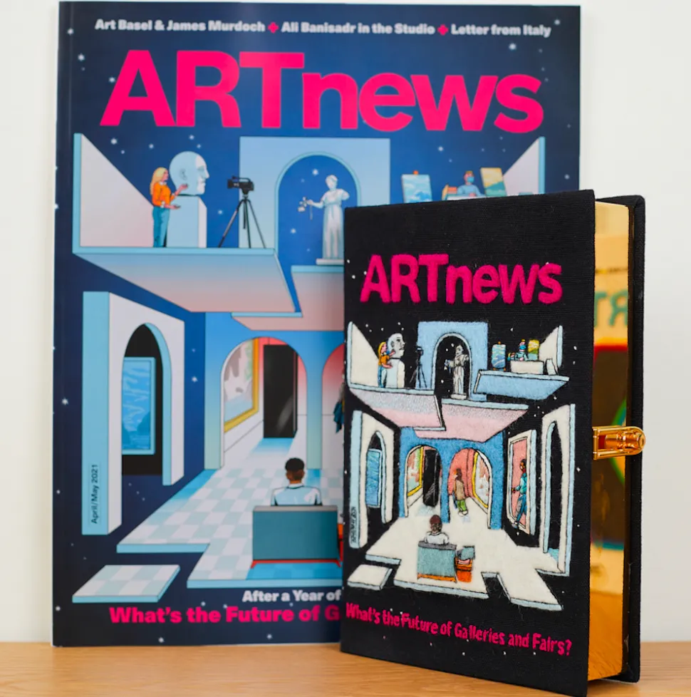 Non-Strapped|Book Clutch<Olympia Le-Tan ARTnews Future
