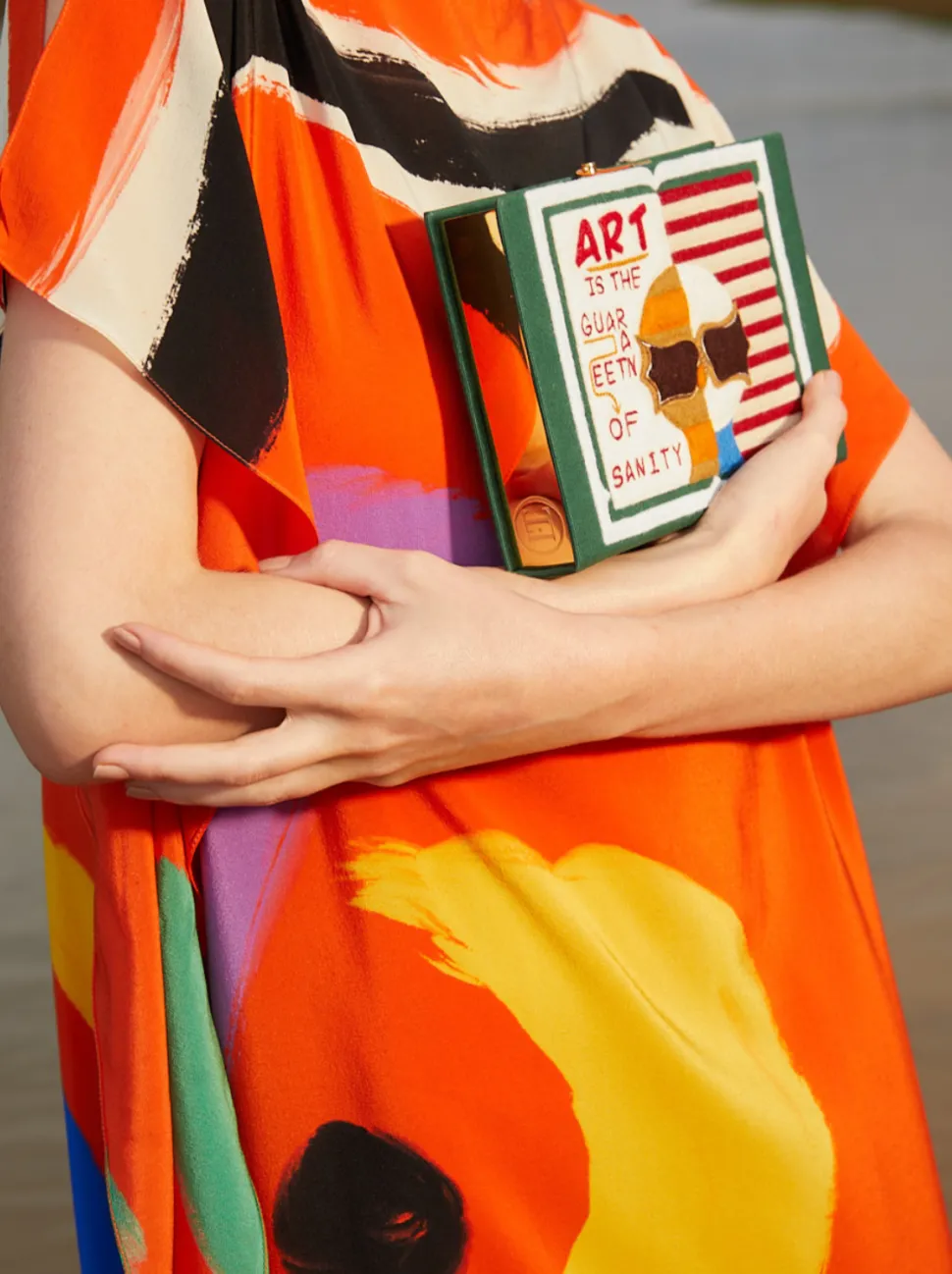 Strapped|Book Clutch<Olympia Le-Tan Art (Strapped)
