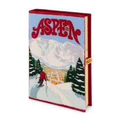 Non-Strapped|Book Clutch<Olympia Le-Tan Aspen Ski