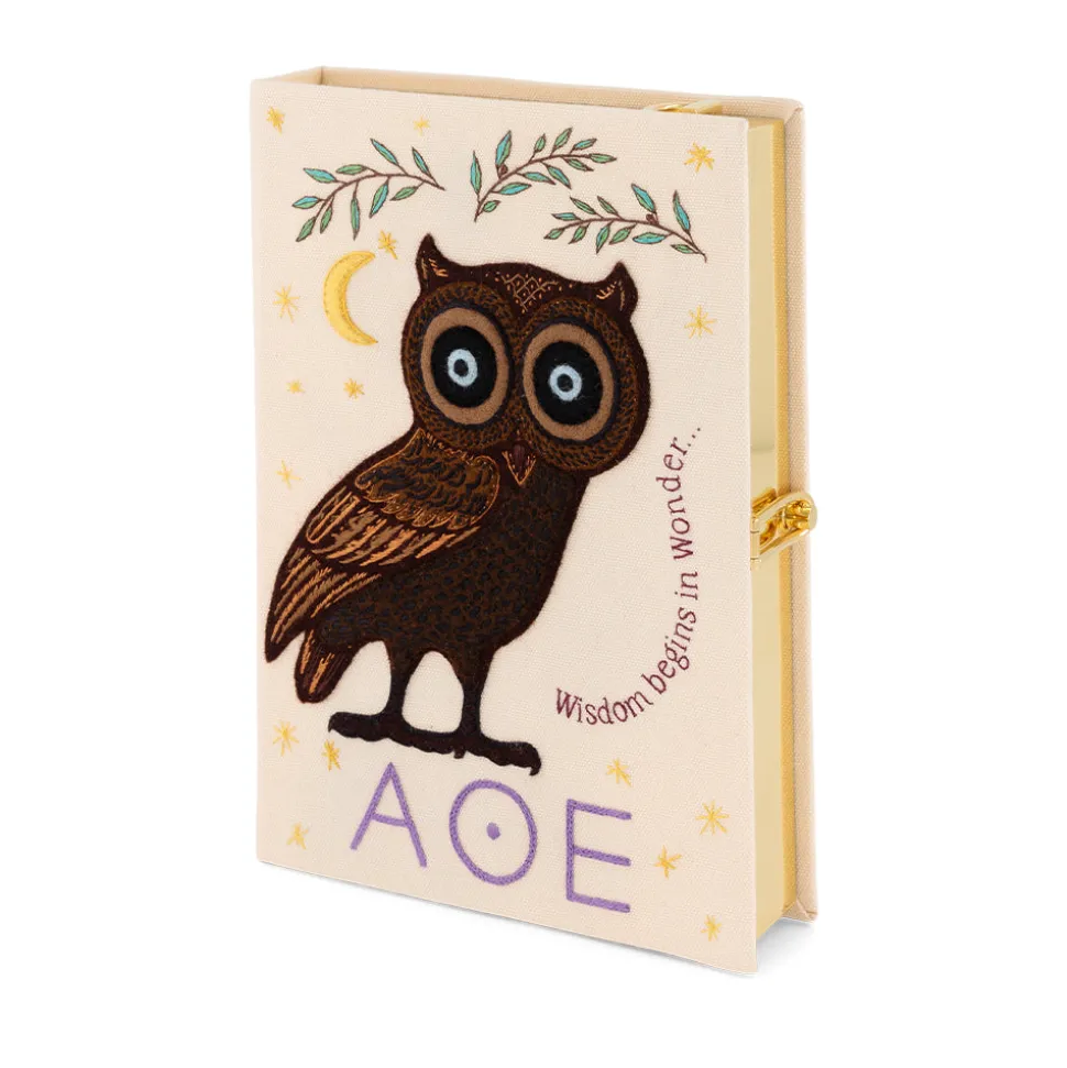 Non-Strapped|Book Clutch<Olympia Le-Tan Athens Owl
