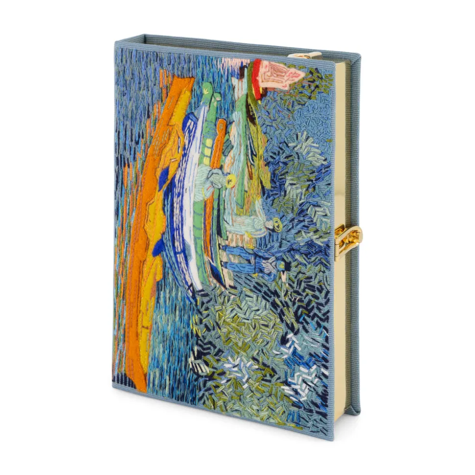 Strapped|Book Clutch<Olympia Le-Tan Bank of the Oise at Auvers (Strapped)