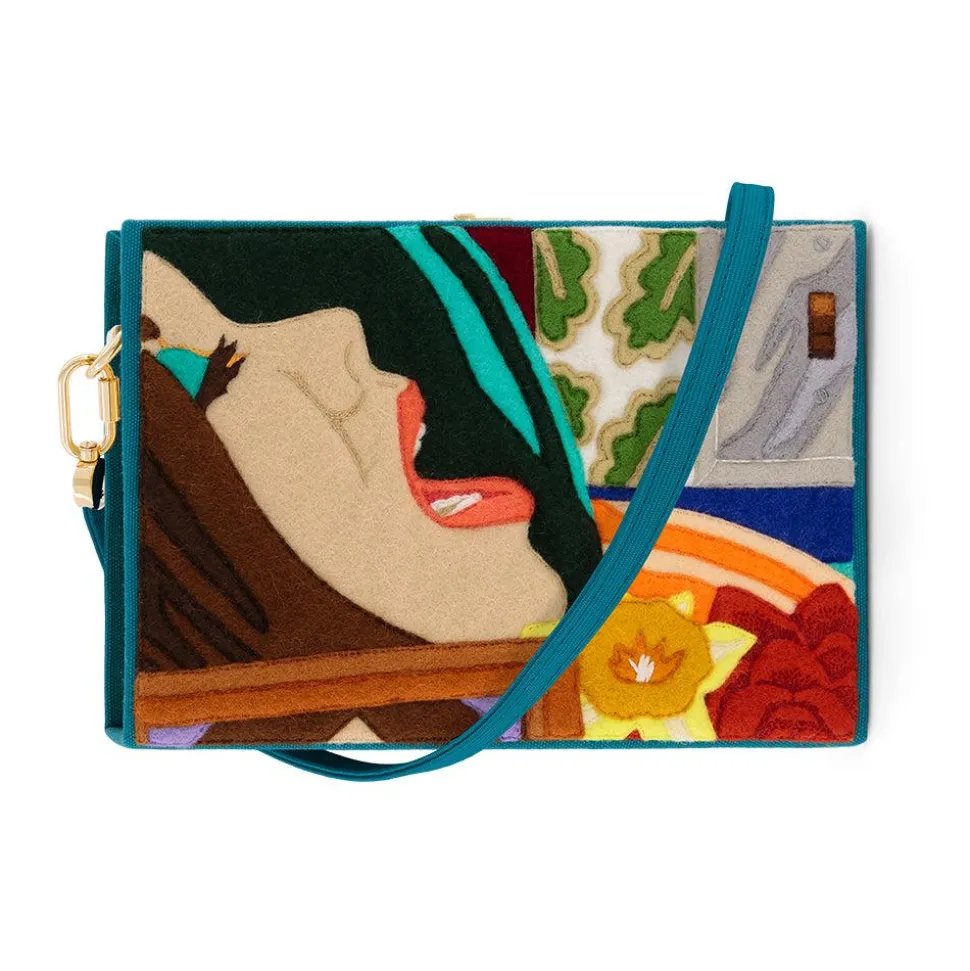 Strapped|Book Clutch<Olympia Le-Tan Bedroom Face (Strapped)
