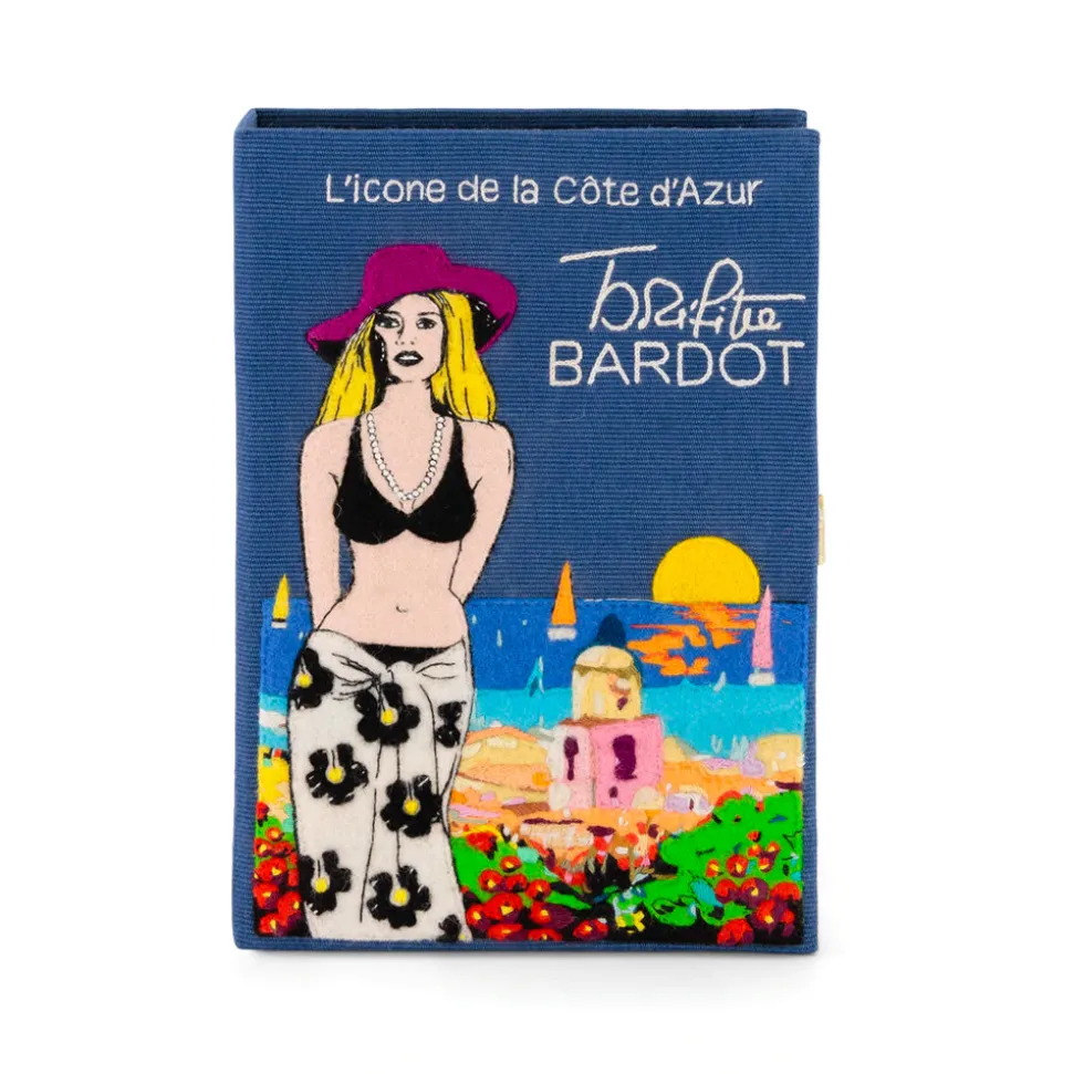 Non-Strapped|Book Clutch<Olympia Le-Tan Brigitte Bardot – Côte d’Azur