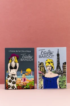 Non-Strapped|Book Clutch<Olympia Le-Tan Brigitte Bardot – Côte d’Azur