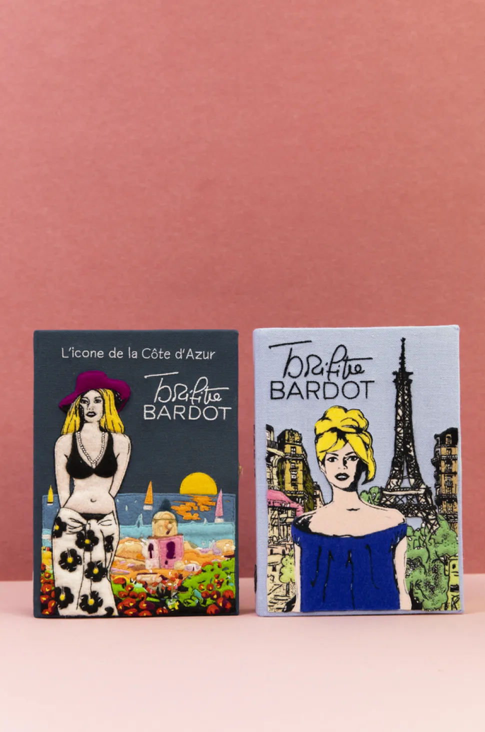 Strapped|Book Clutch<Olympia Le-Tan Brigitte Bardot – Côte d’Azur (Strapped)