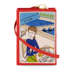 Strapped|Book Clutch<Olympia Le-Tan Café by the Seine (Strapped)