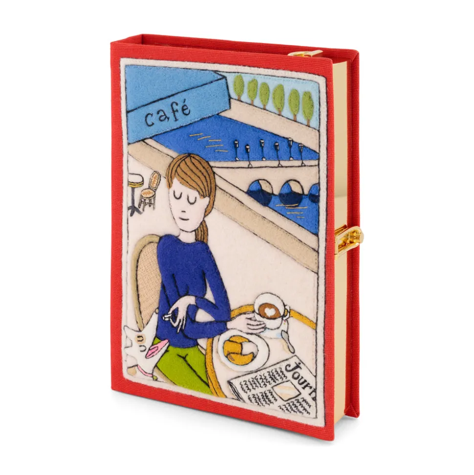 Strapped|Book Clutch<Olympia Le-Tan Café by the Seine (Strapped)
