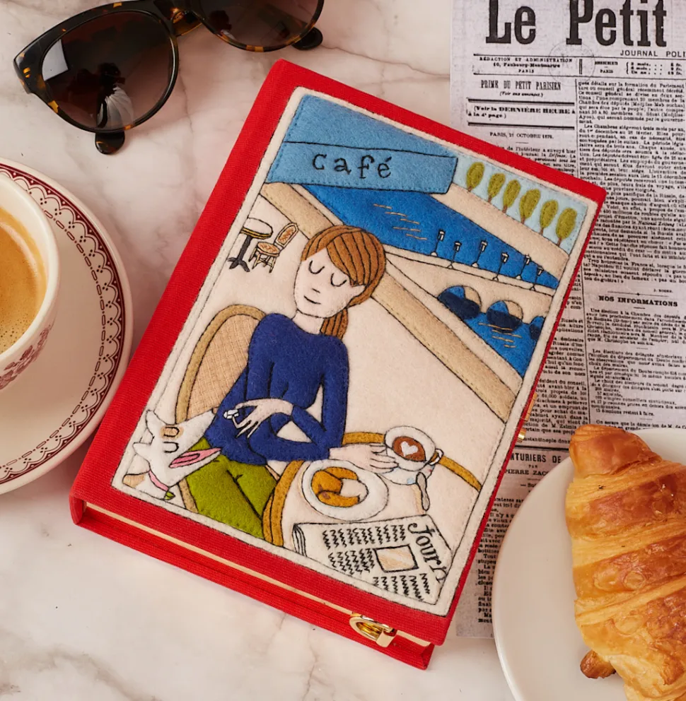 Strapped|Book Clutch<Olympia Le-Tan Café by the Seine (Strapped)