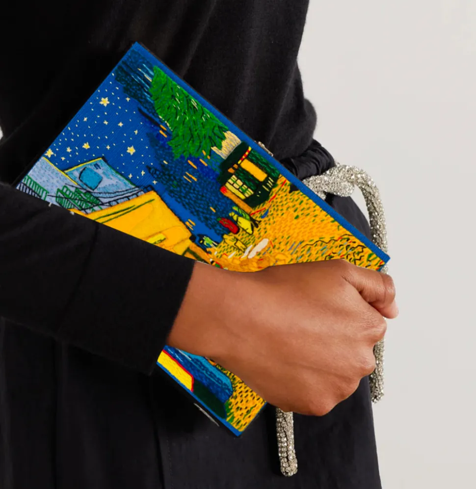 Non-Strapped|Book Clutch<Olympia Le-Tan Café Terrace at Night