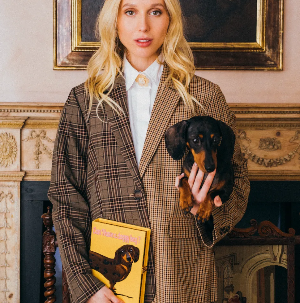 Non-Strapped|Book Clutch<Olympia Le-Tan Can I have a Doggy Bag?