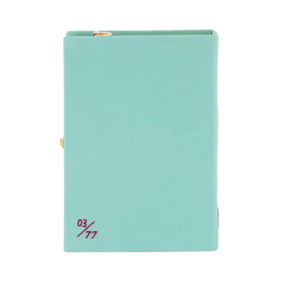 Book Clutch|Strapped<Olympia Le-Tan Capri Lemons Aquamarine (Strapped)