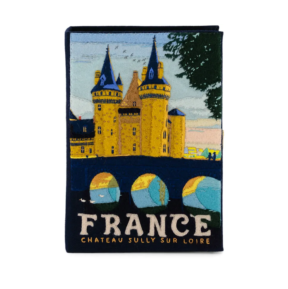 Non-Strapped|Book Clutch<Olympia Le-Tan Castle of Sully-sur-Loire