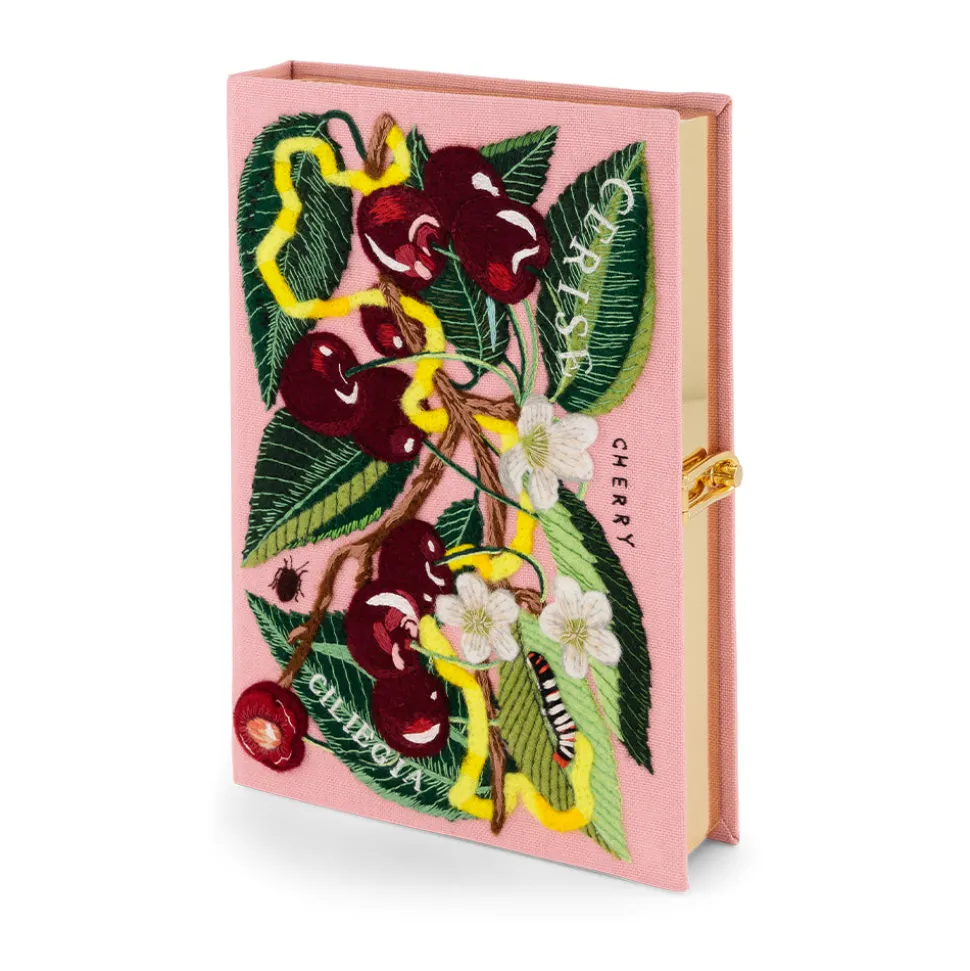 Non-Strapped|Book Clutch<Olympia Le-Tan Cherry