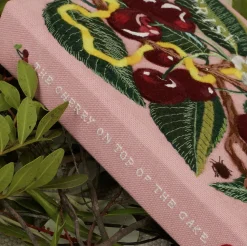 Non-Strapped|Book Clutch<Olympia Le-Tan Cherry