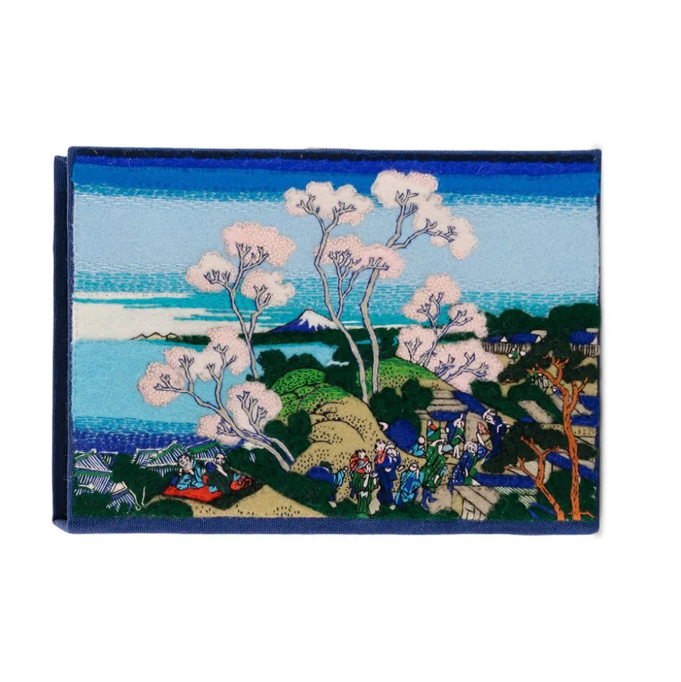 Non-Strapped|Book Clutch<Olympia Le-Tan Cherry Blossom