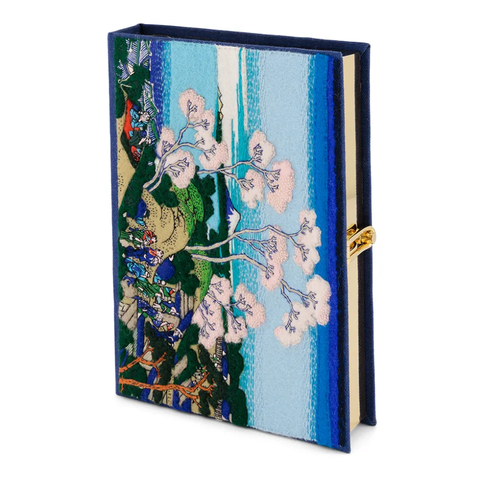 Non-Strapped|Book Clutch<Olympia Le-Tan Cherry Blossom