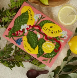Non-Strapped|Book Clutch<Olympia Le-Tan Citrus Charm