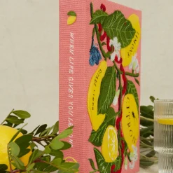 Non-Strapped|Book Clutch<Olympia Le-Tan Citrus Charm