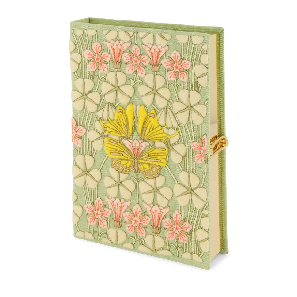 Non-Strapped|Book Clutch<Olympia Le-Tan Clovers and Butterflies