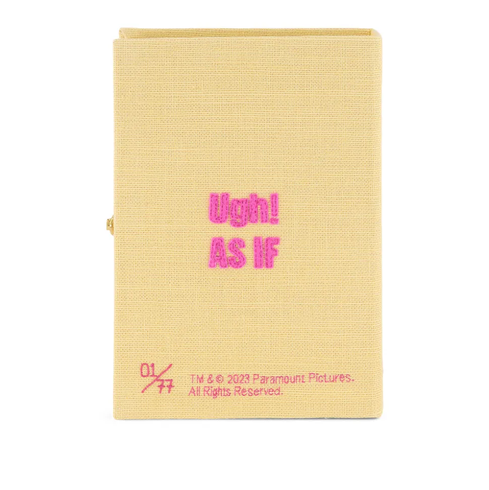 Non-Strapped|Book Clutch<Olympia Le-Tan Clueless – Ugh! As If (Linen)