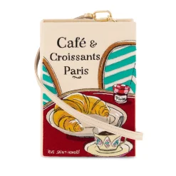 Strapped|Book Clutch<Olympia Le-Tan Coffee and Croissants Paris (Strapped)