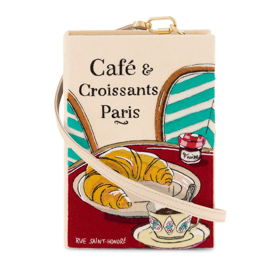 Strapped|Book Clutch<Olympia Le-Tan Coffee and Croissants Paris (Strapped)