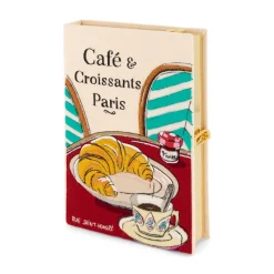 Strapped|Book Clutch<Olympia Le-Tan Coffee and Croissants Paris (Strapped)