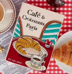 Strapped|Book Clutch<Olympia Le-Tan Coffee and Croissants Paris (Strapped)