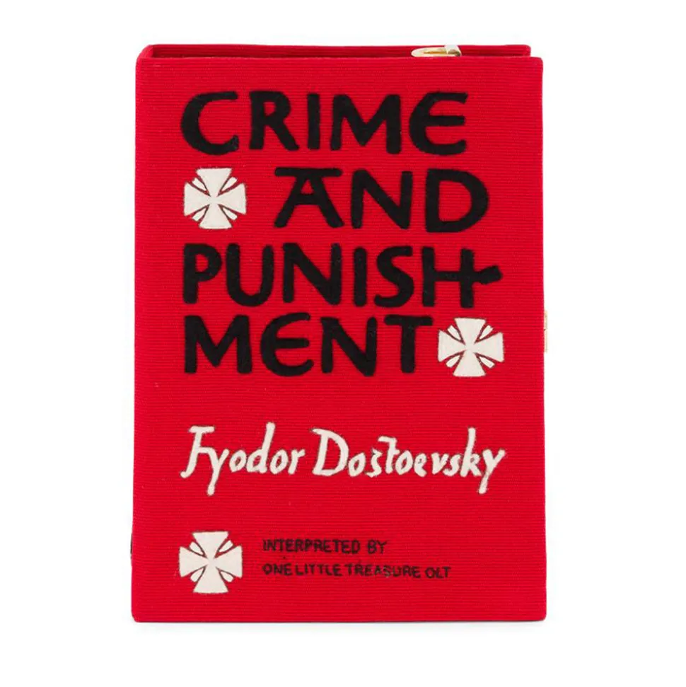 Strapped|Book Clutch<Olympia Le-Tan Crime and Punishment (Strapped)