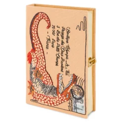 Non-Strapped|Book Clutch<Olympia Le-Tan Crocodile Letter
