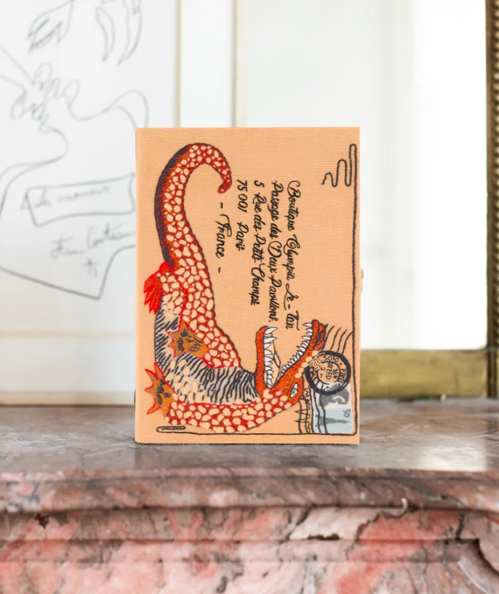 Strapped|Book Clutch<Olympia Le-Tan Crocodile Letter (Strapped)
