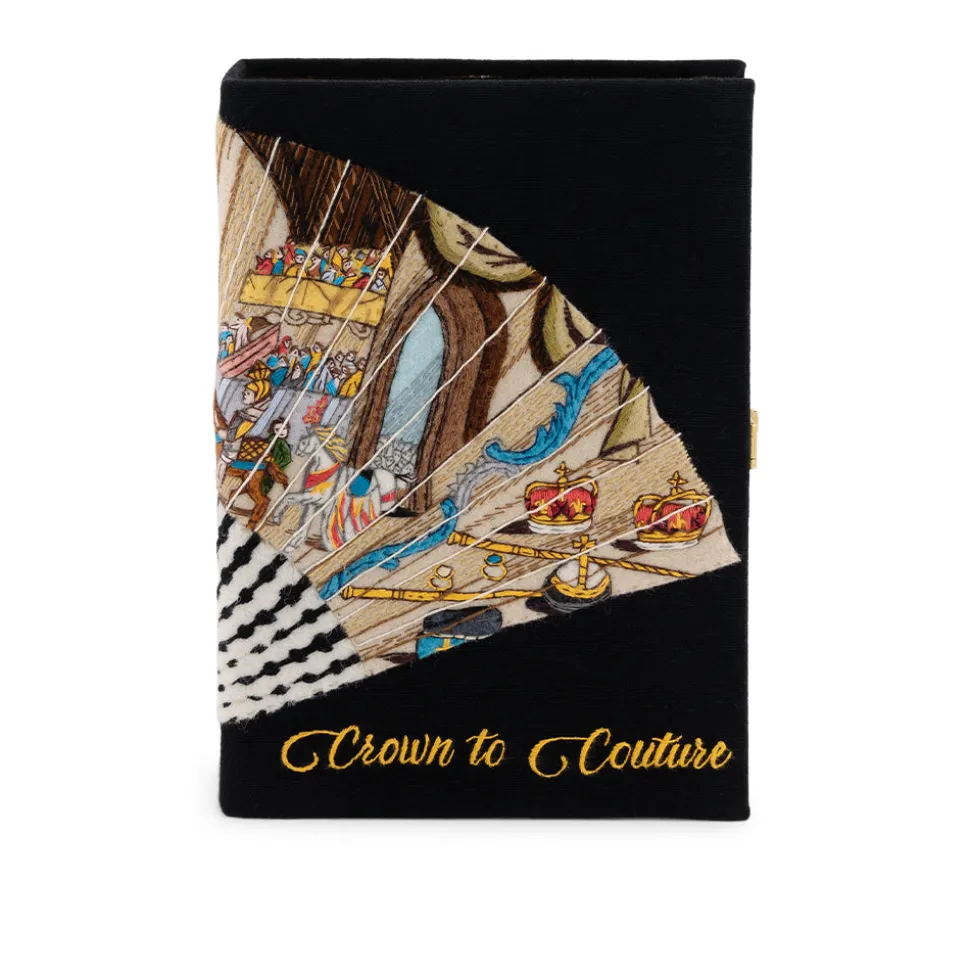 Non-Strapped|Book Clutch<Olympia Le-Tan Crown to Couture – Fan