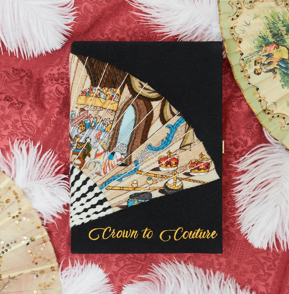 Strapped|Book Clutch<Olympia Le-Tan Crown to Couture – Fan (Strapped)