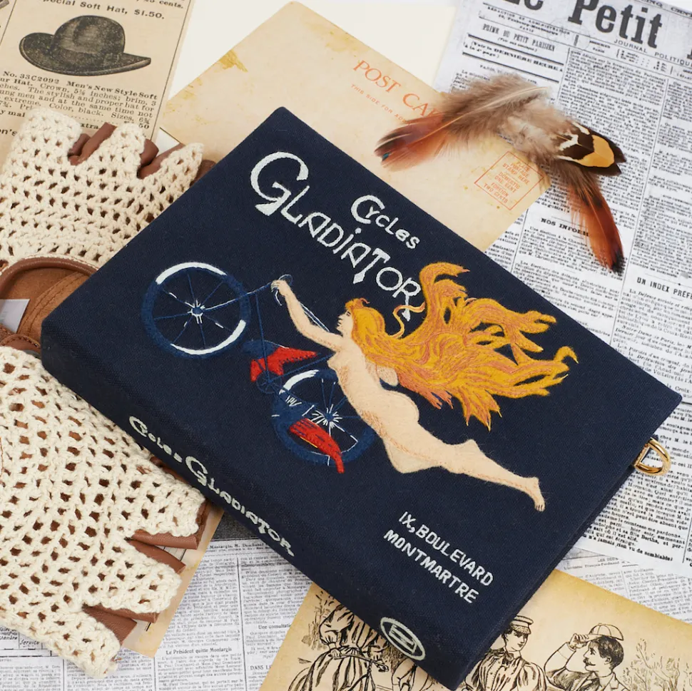 Strapped|Book Clutch<Olympia Le-Tan Cycles Gladiator Paris (Strapped)