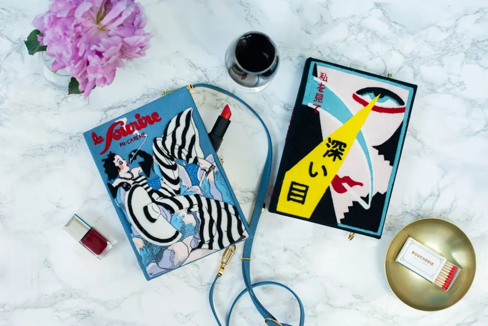 Strapped|Book Clutch<Olympia Le-Tan Deep Eyes (Strapped)