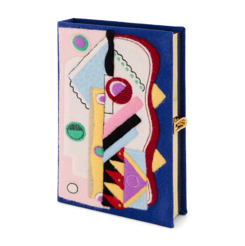 Non-Strapped|Book Clutch<Olympia Le-Tan Designs and Colors – Blue