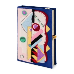 Strapped|Book Clutch<Olympia Le-Tan Designs and Colors – Blue (Strapped)