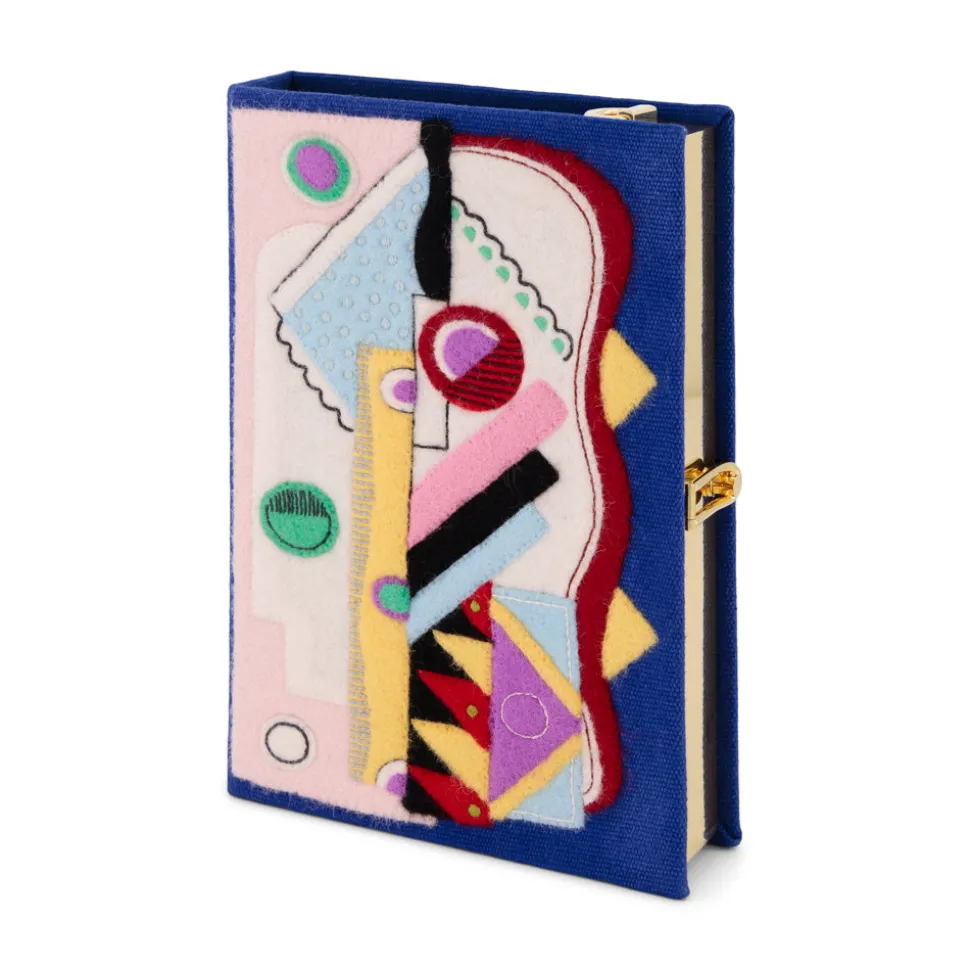 Strapped|Book Clutch<Olympia Le-Tan Designs and Colors – Blue (Strapped)