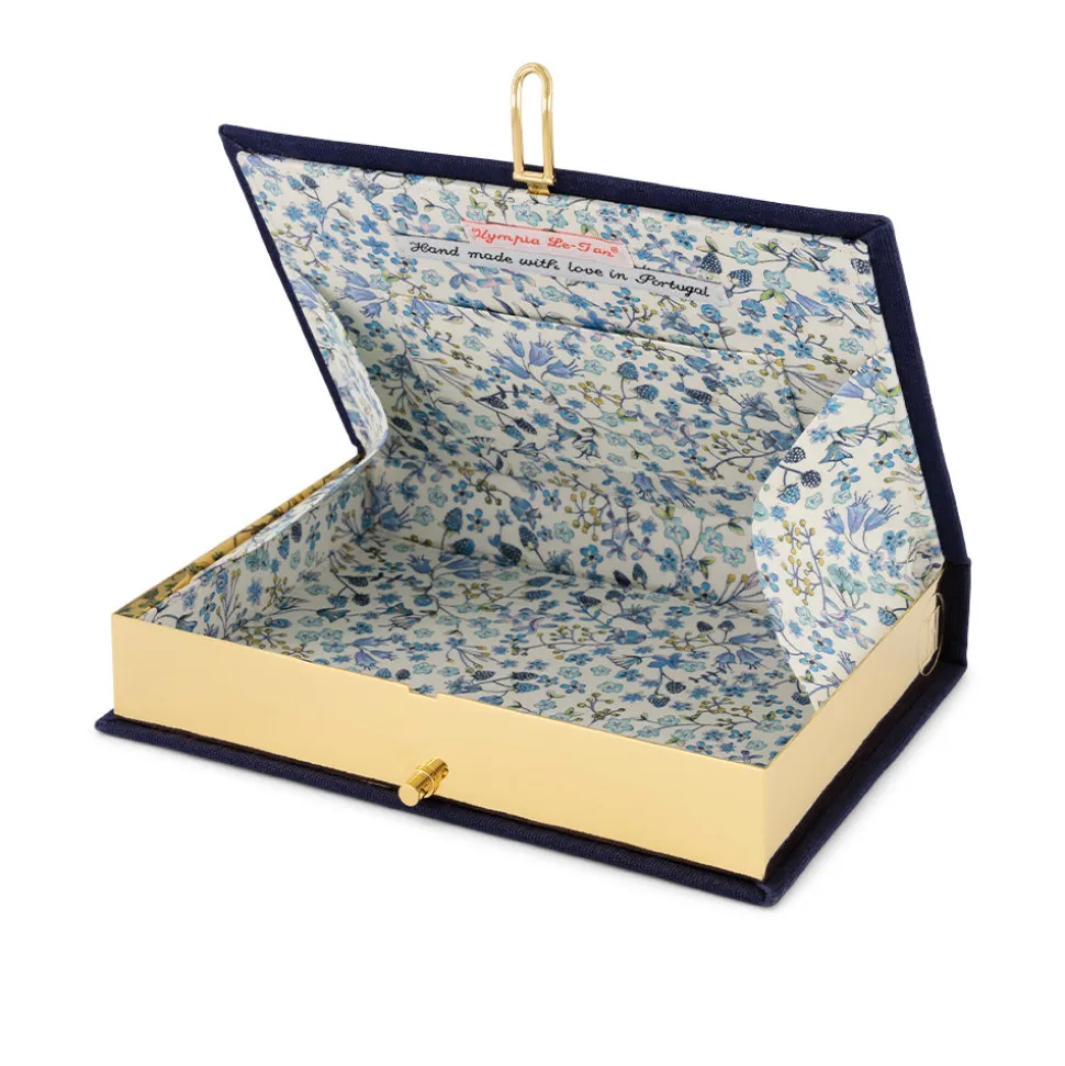 Non-Strapped|Book Clutch<Olympia Le-Tan Dirty Martini – Navy