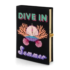 Non-Strapped|Book Clutch<Olympia Le-Tan Dive in Summer