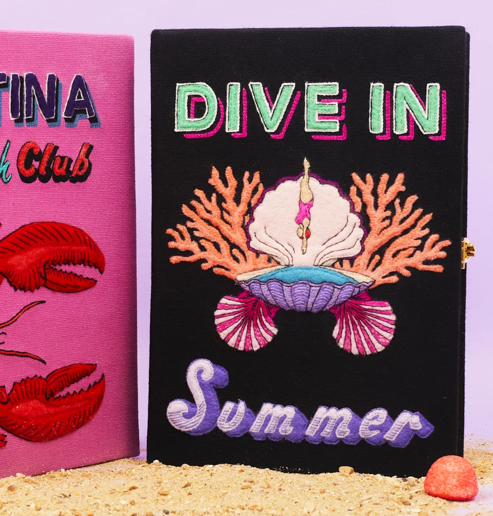 Strapped|Book Clutch<Olympia Le-Tan Dive in Summer (Strapped)