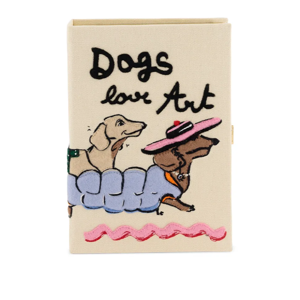 Non-Strapped|Book Clutch<Olympia Le-Tan Dogs Love Art