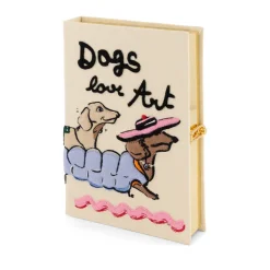 Non-Strapped|Book Clutch<Olympia Le-Tan Dogs Love Art