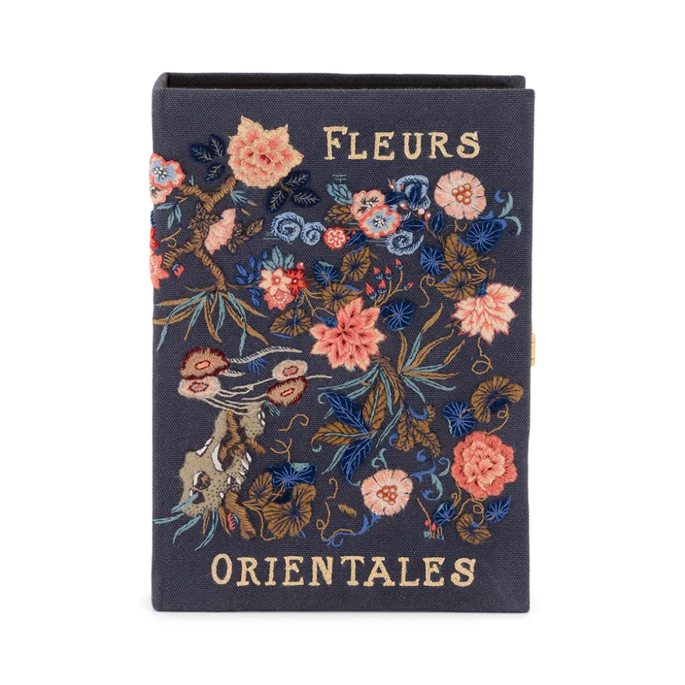 Non-Strapped|Book Clutch<Olympia Le-Tan Fleurs Orientales