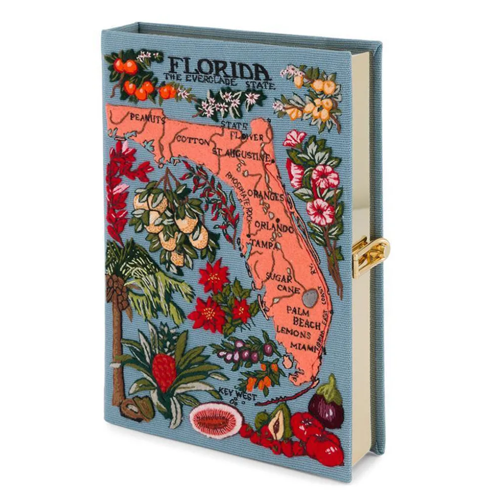 Non-Strapped|Book Clutch<Olympia Le-Tan Florida