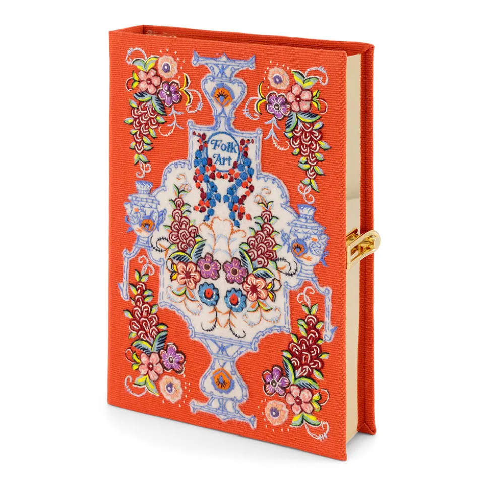 Non-Strapped|Book Clutch<Olympia Le-Tan Folk Art